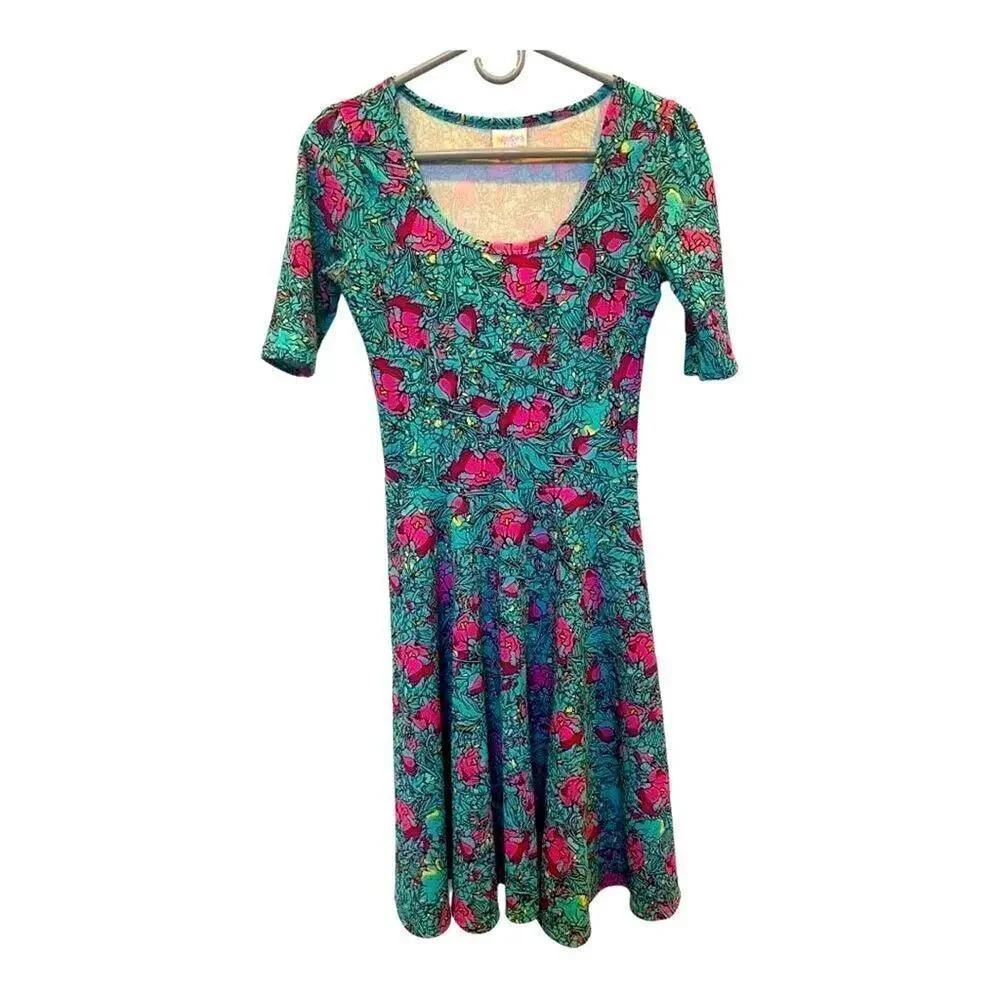 Lularoe Women’s XS Floral Nicole‎